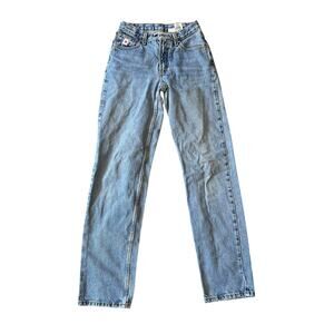 Rockies Relaxed Light Wash Jeans 100% Cotton Sz 24